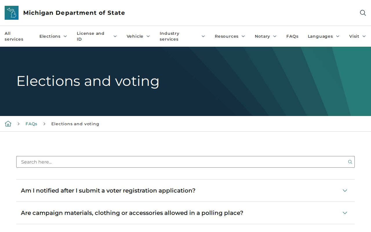 Rochester Hills ZIP code directory Michigan elections and voting information