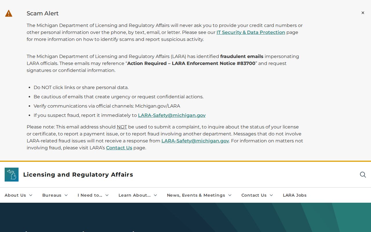 Rochester Hills ZIP code directory Michigan LARA professional license information